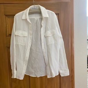 Carly Jean Los Angeles button down long sleeve. Size medium.